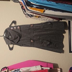 Vintage cowl neck dress